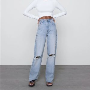Zara Wide Leg (high waisted) Jeans